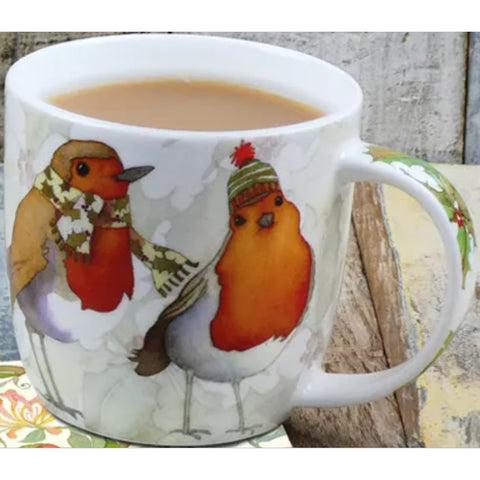 エマボール マグカップ Christmas Robin クリスマス かわいい 鳥 ギフト プレゼント