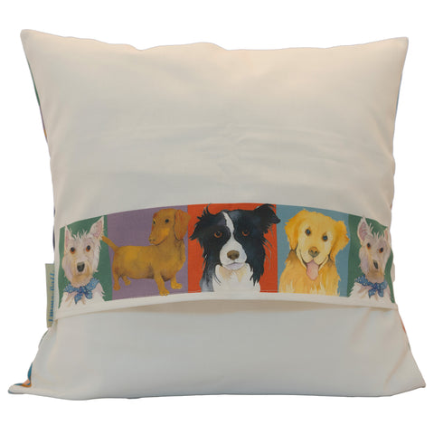 エマボール クッションカバー Dog Repeat 別注品 犬 かわいい