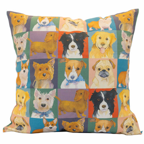 エマボール クッションカバー Dog Repeat 別注品 犬 かわいい