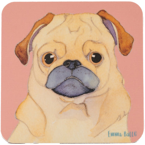 エマボール コースター Doug the Pug パグ