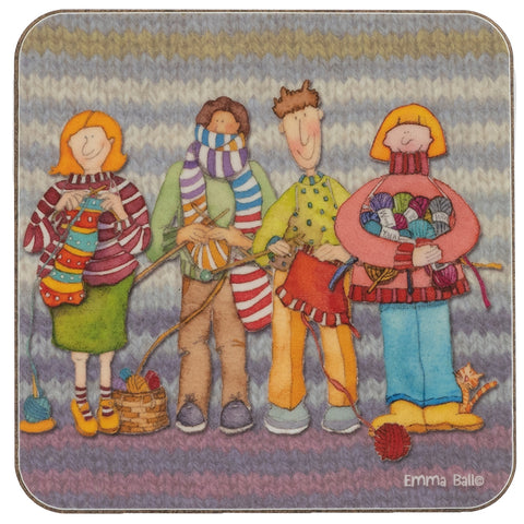 エマボール コースター Four Knitters かわいい 編み物