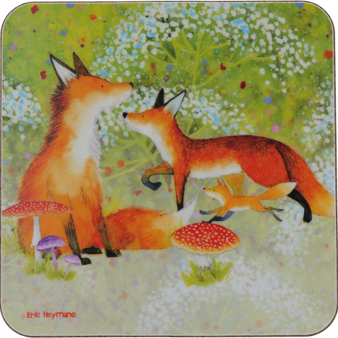 エリック ヘイマン エマ・ボール社 Foxes コースター きつね かわいい