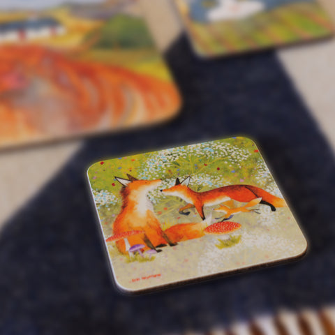 エリック ヘイマン エマ・ボール社 Foxes コースター きつね かわいい