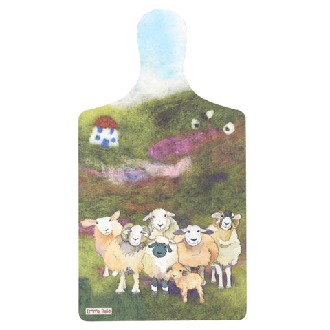 ラージチョッピングボード Felted Sheep