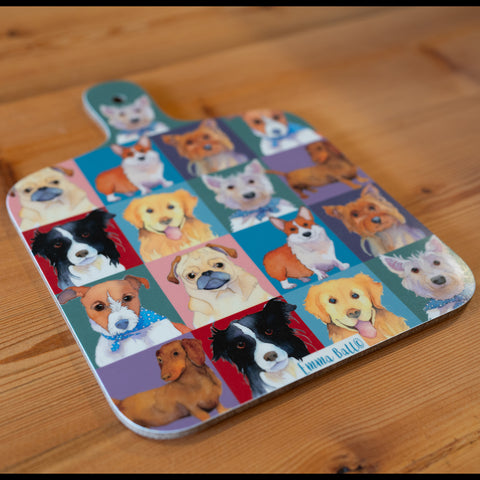 ミニチョッピングボード Dog Repeat