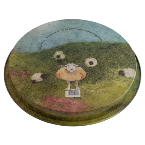 エマボール ラウンド ティン トレイト Felted Sheep