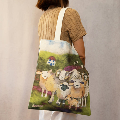 トート バッグ Felted Sheep かわいい ひつじ