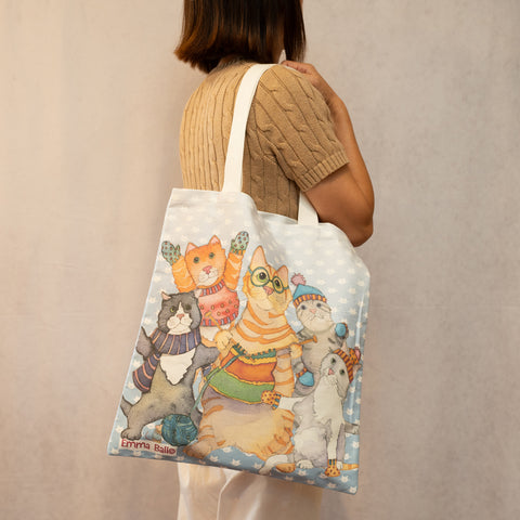 トート バッグ Kittens in Mittens ねこ かわいい