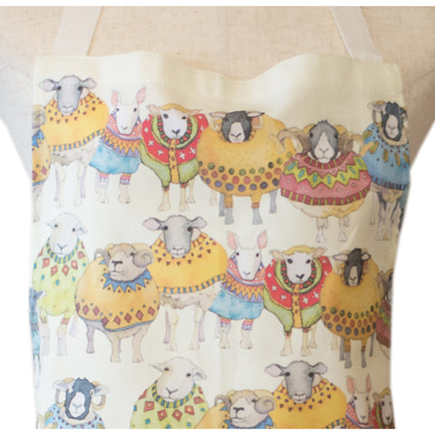 エマボール コットンエプロン Sheep in Sweaters ひつじ かわいい