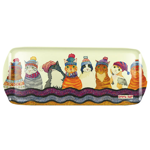 サンドウィッチトレイ Cats in Hats