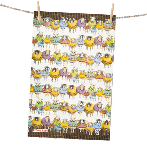 コットンティータオル  Sheep in Sweaters
