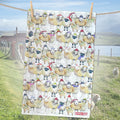 エマボール コットンティータオル  Christmas Sheep Repeat ひつじ 羊